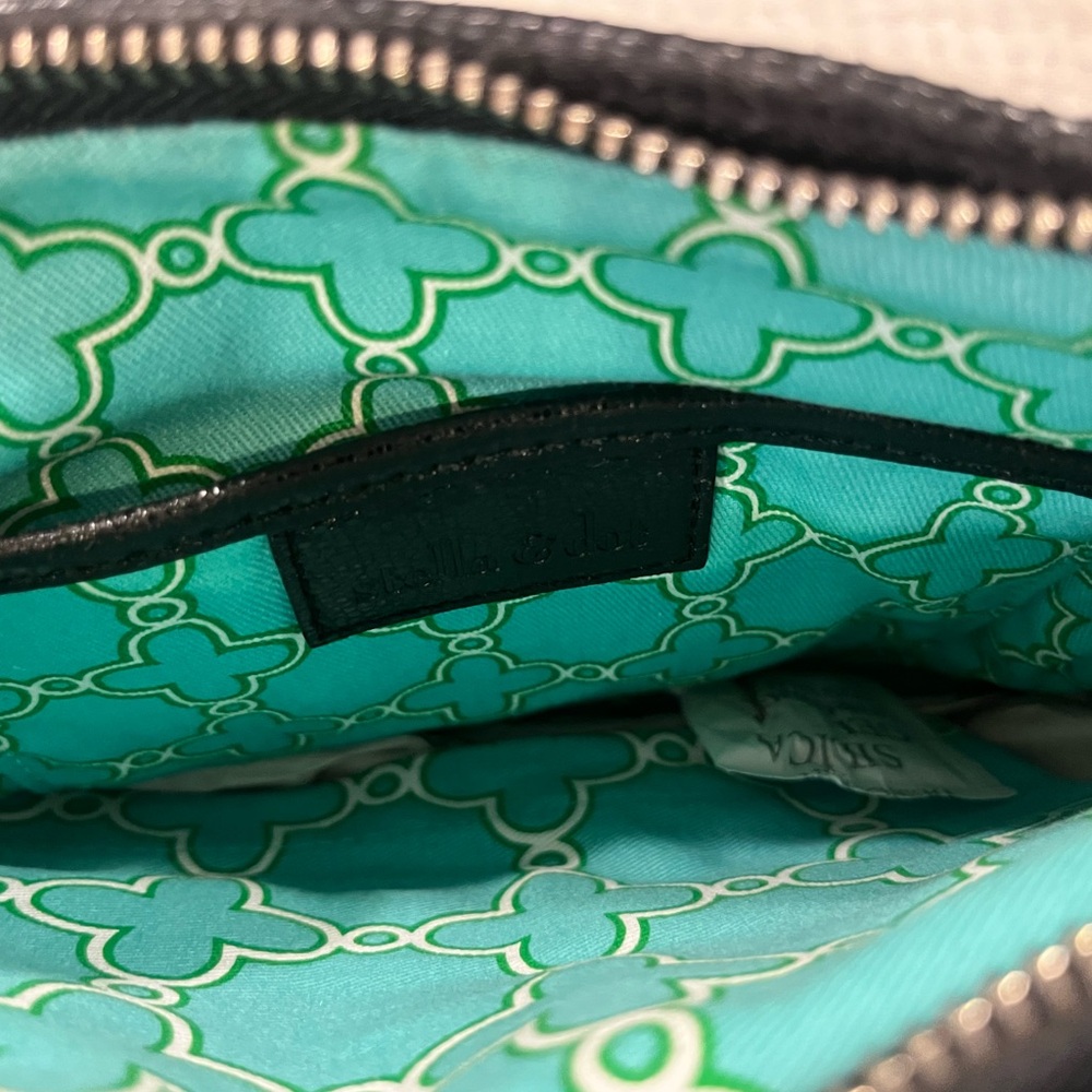 Stella & Dot Lamb Skin Black Crossbody Bag Brand New - Picture 6 of 13